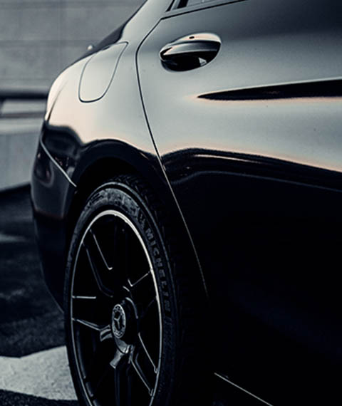 Black car in New Jersey