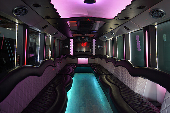 sophisticated limo bus